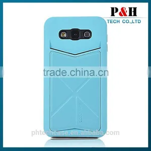 Cell Phone PU Leather Protector Case for Samsung Galaxy E7 thumbnail-3