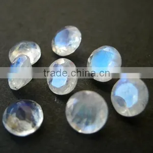 Best Quality Loose Gemstones, Rainbow Moonstone Loose Cut Gemstone thumbnail-1