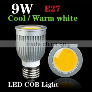 Energy Saving 9W E27 COB LED Ceiling Light/down Light Cool/Warm White 550-650LM COB Spotlight LED Bulbs thumbnail-1
