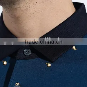Men's Casual Bussiness Short Sleeve Cotton POLO Drops Shirts thumbnail-4