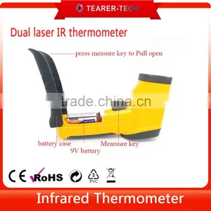 Handheld Portable Industrial Digital Infrared Thermometer Dual Laser Thermometer Temperature Tester Gun TL-D650 thumbnail-3