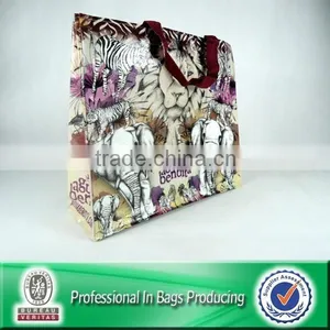 Custom Cheap Recyclable PP Woven Laminated Bag Shooping Bag thumbnail-1