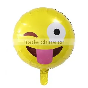 2016 Whosale Inflatable Advertising Printed Emoji Foil Balloon For Party thumbnail-2
