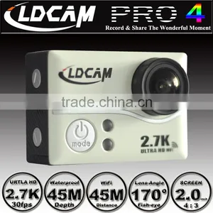 Big Discounts!!! LDCAM PRO4 Ultra HD 2.7K/4K Video 170 Degrees Wide Angle Sports Action Cam 2-inch Screen 1080p 60fps thumbnail-5