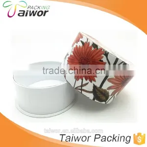 Custom Round Cylinder Gift Box Fancy Design Candle Cylinder Box thumbnail-2