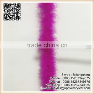 Party Dance Dress Lace Dyed Fluffy Rose Feather Boa thumbnail-1