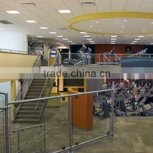 Indoor Handrail Glass Balustrade Railing B1200 thumbnail-1