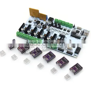 BIQU 2016 Highest Demand Products 3D Printer Kits Mother Board RepRap Rumba Board With 6pcs DRV8825 Stepper Driver thumbnail-6