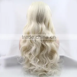 Large Stock Wholesale Price Colorful Synthetic Hair Wig thumbnail-5