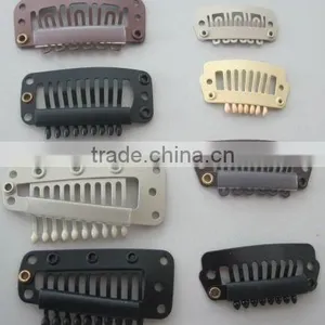 Snap Comb Clips Hair Extension Metal Clips Clip in Hair Extension Clips thumbnail-1