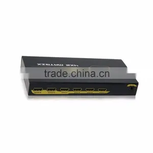 3D HDMI Splitter 4 x 2 Matrix 4 IN 2 OUT 1080P Support DTS Digital Dolby Digital Made in China Electronics thumbnail-1