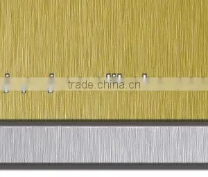 Golden Brush Finishing Aluminium Composite Panel(ACP) thumbnail-1
