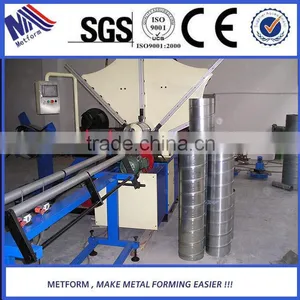 Round Duct Elbow Making Machine Spiral Tube Pipe Duct Forming thumbnail-3