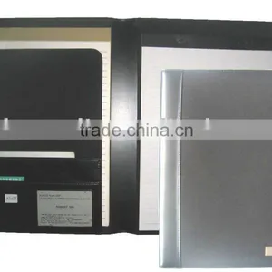 Black Portfolio With Magnetic Button Closure thumbnail-1