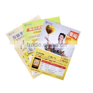 New Film Laminated Art Paper Custom Accordion Fold Brochure thumbnail-4
