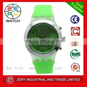 Custom Logo Printed Nickel Free Watch, Silicone Strap Nickel Free Watch R0663 thumbnail-1