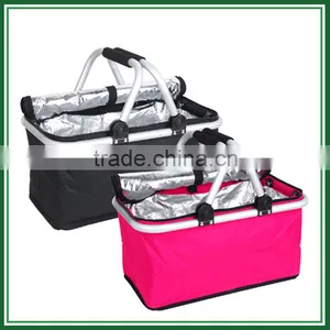 Polyester Fabric Picnic Basket, Cheap Picnic Basket Set thumbnail-3