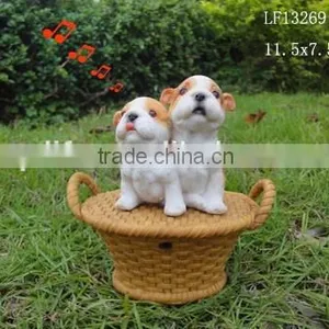 Resin Sensor Singing Small Puppies Gift Items Wholesale thumbnail-5