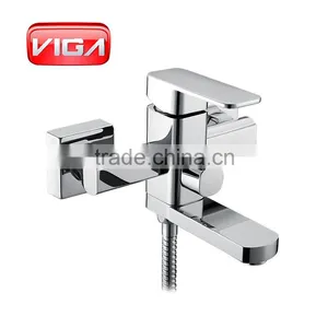 VIGA Good Quality Shower Mixer Single Lever Brass Body Chrome Toilet Shower Mixer thumbnail-2