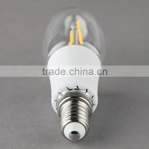 Haining Candle Light Vintage Led Filament Bulb C35 2w Color Plastic Light Source 2W E14 110V thumbnail-4