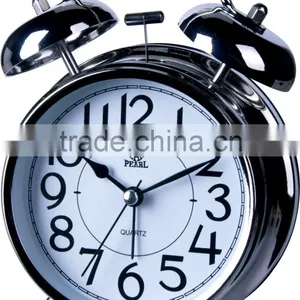 Pearl Mini Metal Bell Alarm Clock PT257 thumbnail-1