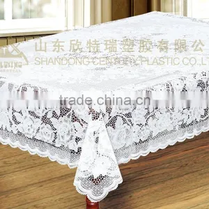 CROCHET VINYL TABLE CLOTH - ZT-304A 137X182CM thumbnail-1