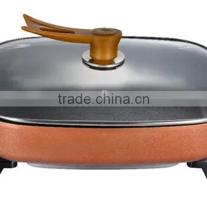 Non-stick Coating Die-cast Electric Cooking Skillets thumbnail-1