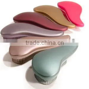 Pink / White Auto Hair Straightener Comb LCD Ion Brush Electric Hair Massager Anti-Scald Tool Lcd Hair Straightening Brush thumbnail-3
