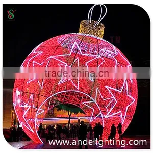 LED Christmas Ball Cone Tree Light Ball Motif Light for Outdoor Decoration thumbnail-1
