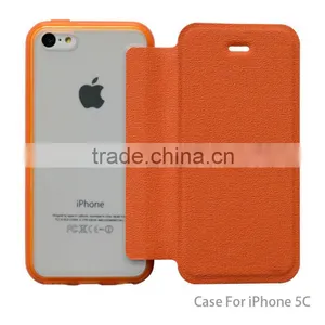Newest Product Flip Leather Case for Iphone 5c thumbnail-5