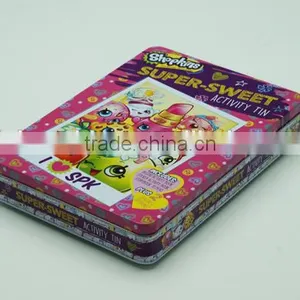 Colorful Postcard Tin Box Made in China thumbnail-1