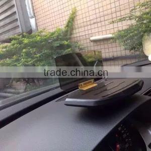 HUD Smart Phone Cradles Head up Display Safe Drive for GPS Navigation Reflect to the Mirror thumbnail-1