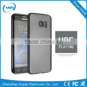 Wholesale China Golden Electroplating TPU Full Cover Case for Samsung S7 Edge Mobile Phone Back Cover thumbnail-3