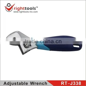 RIGHTTOOLS RT-J338 Professional Quality CARBON STEEL Adjustable SPANNER Wrench thumbnail-1