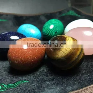 Wholesale Colorful Small Quartz Crystal Stone Eggs for Message thumbnail-6
