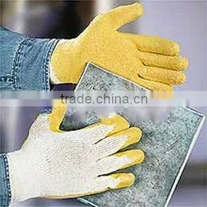 Crinkle Latex Palm Dipped 10 Gauge Polycotton Glove thumbnail-1