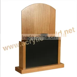 Wooden Clipboard Menu Holders/wooden Menu Holder With Chalkboard/chalkboard Menu Board thumbnail-3