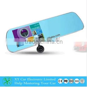 5.0" Android Car GPS Navigation WiFi Dvr 1080P Dual Camera Car Rear View Mirror Dvr Car Black Box XY-X5 thumbnail-1