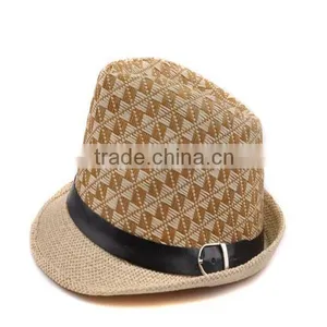 Children's Formal Spring Jazz Summer Sun Fashion Plaid Cowboy Cap thumbnail-4