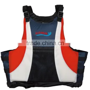 (Hot Selling)Adult Nylon Kayak Life Jacket/Vest With YKK Zipper and Buckle thumbnail-1