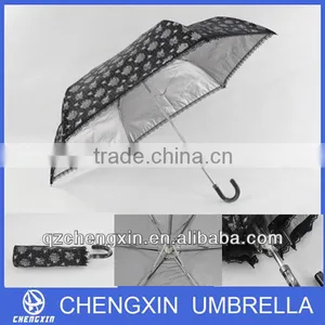 Flower Printed UV Cut Parasol Umbrella thumbnail-1