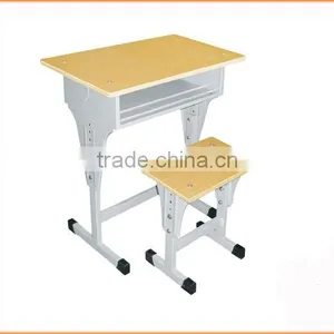 Library Furniture Metal Desk and Chair Set thumbnail-4