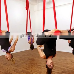 Anti-Gravity Fitness Parachute Flying Yoga Pilates Aerial Hammock Swing Trapeze thumbnail-5