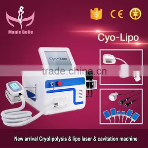 Increasing Muscle Tone High Quality Cryo Vacuum Slimming Cavitation Body Slimming & RF & Lipo Laser Cryolipolysis Machine In thumbnail-1