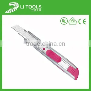 New Design Abs Retractable Box Cutter Knife With Carbon Steel Blade thumbnail-1