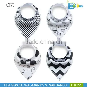 Gifts Sets Cotton Printed Baby Bandana Bibs Hot Sale Baby Bibs thumbnail-5