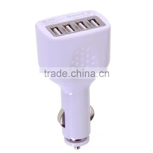 New Design DC 5V 2.1V 4 Port USB Car Charger Power Adapter for Tablet IPad IPhone IPod thumbnail-2