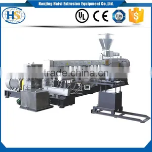 Small Stage Recycled Plastic Nylon Pelletizer Extruder Machine Line thumbnail-1