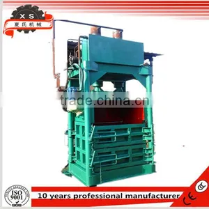 Hydraulic Vertical Baler Machine for Used Clothing, Cardboard Baling Press Machine DB-100T thumbnail-1
