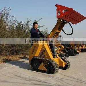 Mini Tracked Skid Steer Loader With Mini 4 in 1 Bucket,Kohler Engine,26hp,CE and EPA thumbnail-1